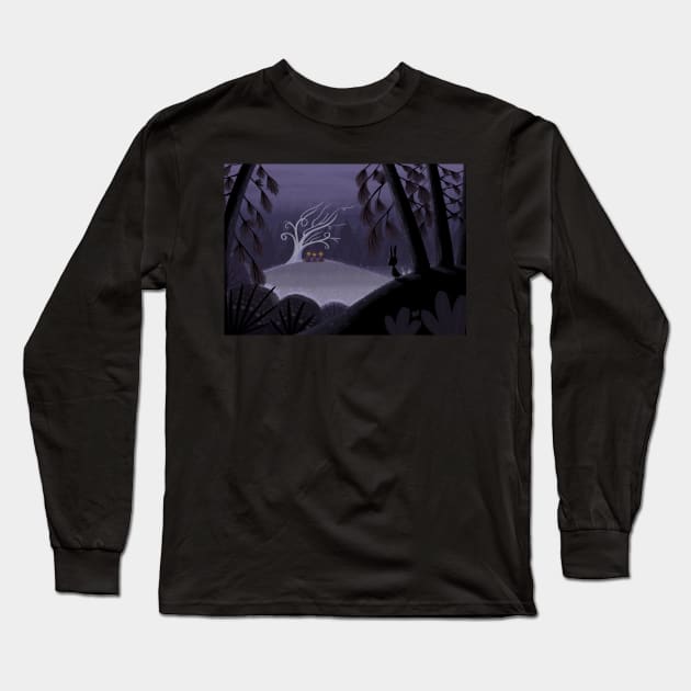 Tigers in the Rain Long Sleeve T-Shirt by rogerhoyosp